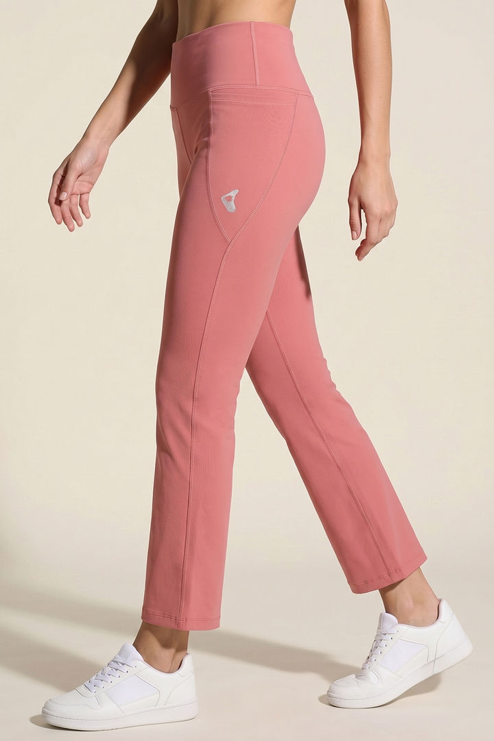 Zelocity Quick Dry Training Flare Track Pant - Rose Dawn — image 4